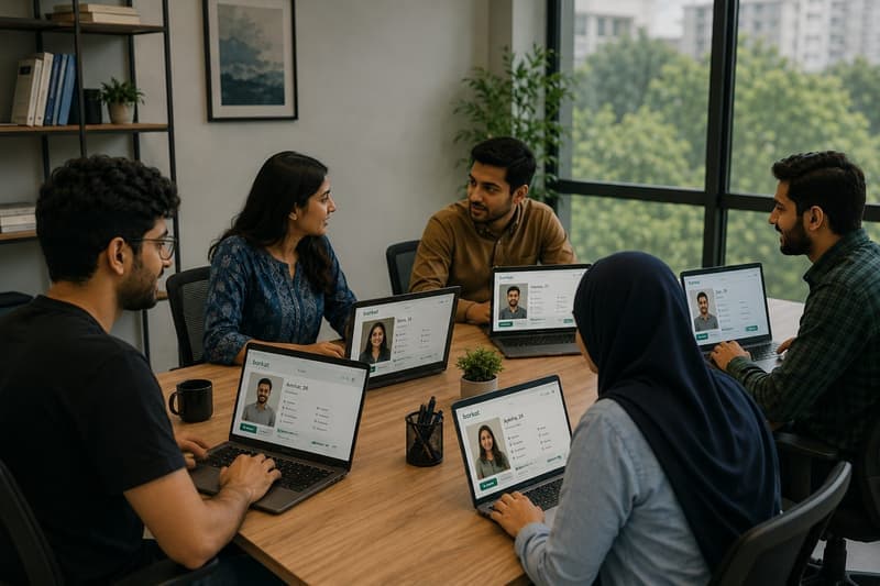 Barkat team reviewing profiles for verification and trust